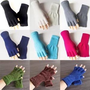 Unisex-Thermo-Fingerlose Handschuhe Für Herren Und Damen Winter Warm : - Bild 1 von 21