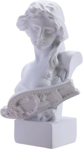 6" H Small Greek Goddess Bust Statue Sculpture Home Decorations, Classic Aphrodi - Picture 1 of 12