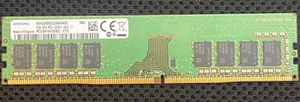 Samsung 16GB Kit (Two 8GB Modules) PC4-2666V-UA2-11 NON-ECC M378A1K43DB2-CTD - Picture 1 of 2