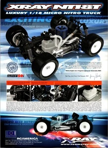 XRay NT18T RC Micro 1/18 Nitro Camión Impresión Anuncio Decoración Pared RCAmerica Eslovaquia - Imagen 1 de 1