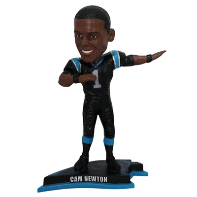 Cam Newton Carolina Panthers Exclusive Dab Bobblehead NFL BLACK #/72 Cover