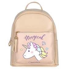 CoolChange Mochila pequeña de Unicornio, Color: Beige (Farbe: Beige)