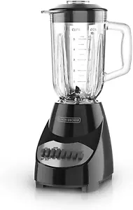 BLACK+DECKER 10-Speed Countertop Blender, BL2010BG, 6-Cup Glass Jar, Dishwasher- - Picture 1 of 8