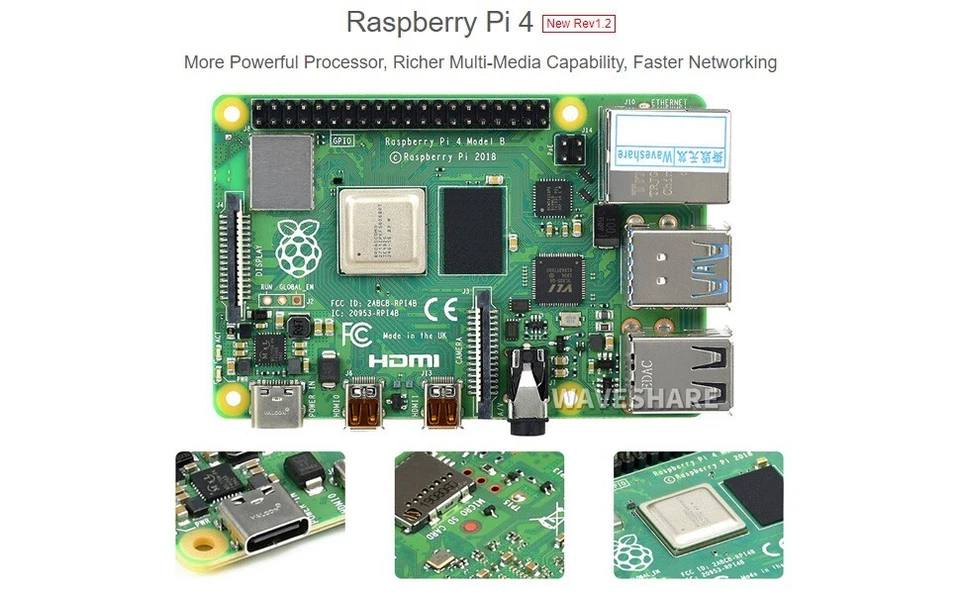 🔥 Brand New Raspberry Pi 4 -Model B 4GB RAM Completely Upgraded 64-bit 1.5GHz - Image 1 of 4