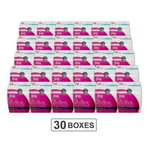 L'eggs Silken Mist Control Top Sheer Toe Black Mist - Size L - Pack of 30 - Picture 1 of 6