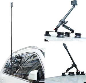 Saug Auto Halterung für Kamera Insta360 X5/X4/X3/X2/GO 3/ONE/RS kompatibel mit Go - Bild 1 von 6