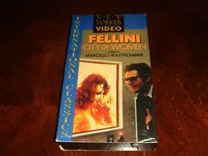 Rare FEDERICO FELLINI CITY OF WOMEN Marcello Mastroianni 1981 UNCUT VERSION VHS - Picture 1 of 5