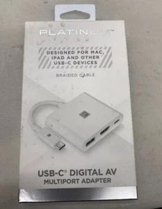 Platinum- USB-C Digital AV Multiport Adapter - White - Picture 1 of 2