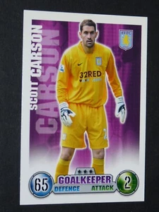 SCOTT CARSON ASTON VILLA VILLANS TOPPS CARD PREMIER LEAGUE FOOTBALL 2007-2008 - Imagen 1 de 1