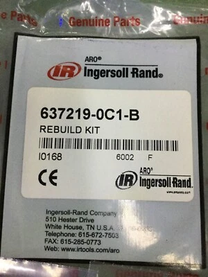 INGERSOLL RAND ARO 637219-0C1-B REBUILD KIT 6372190C1B NEW