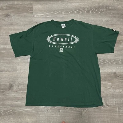 Mens University Of Hawaii Warriors Starter T Shirt Basketball Size XL Bows UH - Image 1 of 4