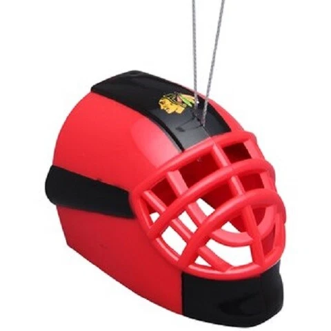 Chicago Blackhawks Goalie Mask Hockey Helmet Plastic Christmas Tree Ornament Cover
