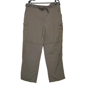 CABELA'S Men's Size 38 Convertible Belted Cargo Pants 100% Nylon Lightweight - Picture 1 of 5