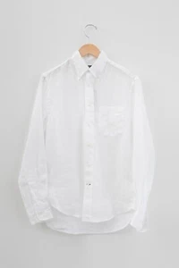 Gitman Bros Vintage White Linen Button Down Shirt Size XXL - Picture 1 of 8