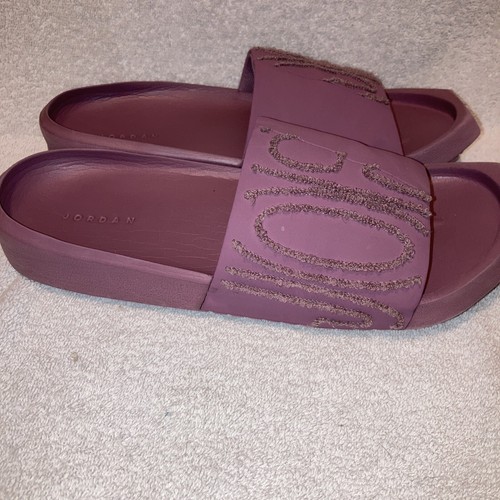 Sandali Jordan Light Mulberry Nola Slides in schiuma modellata taglia 9 da donna