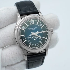 Patek Philippe 5205G-013 "Bleu Dégradé" 18kt White Gold Annual Calendar  - Picture 1 of 7