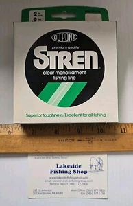 DUPONT STREN PREMIUM QUALITY 2# CLEAR MONOFILAMENT FISHING LINE 250 YDS KRF-2PT - Picture 1 of 5