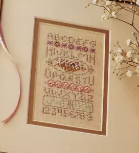 Cross Stitch Sampler Pattern SPRINGTIME GLORY Flower Basket - Picture 1 of 2