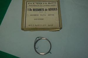 Ressort 4,5 x 0,30 diamètre 40 mm pour réveil, sonnerie 450 X 30 BLESSING REVSOL - Imagen 1 de 1