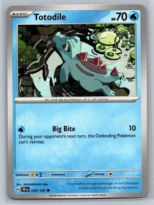 Totodile #039/162 SV05: Temporal Forces Common - Pokemon Cards F48 - Image 1 of 2