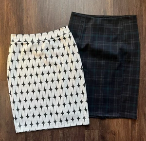 Two Stitch Fix Stretch Pencil Skirts Liverpool and Renee C - M/10 - Picture 1 of 7