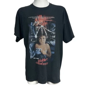Vintage Nightmare On Elm Street Movie SHIRT If Nancy Doesnt Wake Up Screaming XL - Picture 1 of 6