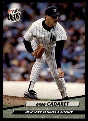 1992 Ultra #404 Greg Cadaret - New York Yankees - Image 1 of 2