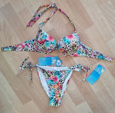 NEU*Censored*(New Yorker) Modisches Push-Up Bikini-Set Gr. 80C/M - Bild 1 von 3