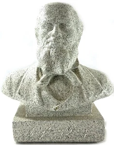 Brigham Young Granit Büste 9" BYU Centennial 1975 Gedenkstatue LDS - Bild 1 von 8