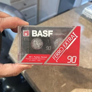 BASF FERRO EXTRA I 90 Blank Audio Cassette Tape New Sealed - Picture 1 of 5