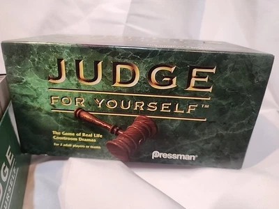 New Judge For Yourself: The Game of Real Life Courtroom Drama Pressman 1996 - Image 1 of 4