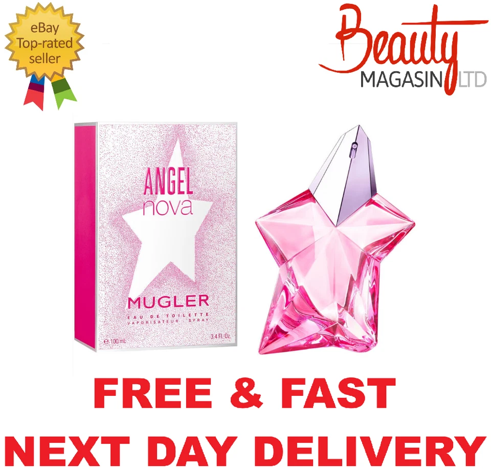 Mugler Angel Nova Eau de Toilette 100ml EDT Spray Brand New-NEXT DAY DELIVERY