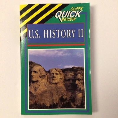 CliffsQuickReview U. S. History II by Soifer & Hoffmann Paperback ACCEPTABLE - Image 1 of 4