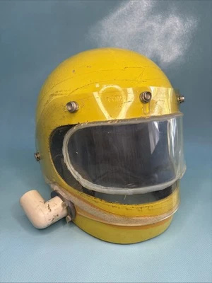 Vintage 1970 Bell Star 120 Full Face Helmet Size 7 1/4 - Image 1 of 4