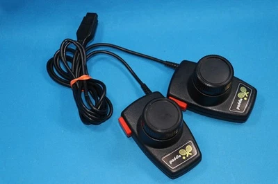Vintage Official Atari 2600 VCS Paddle Controllers Set (CX30) - CLEAN AND TESTED - Image 1 of 2