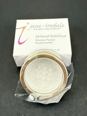 Jane Iredale 24 Karat Gold Dust SILVER Shimmer Loose Powder 1.8g/.06oz SEALED - Image 1 of 4
