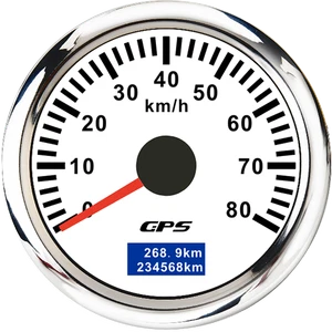 52MM GPS Geschwindigkeitsmesser 0-80KM/H Messgerät wasserdicht für LKW Boot Auto - Bild 1 von 13