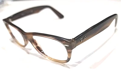 Ray Ban RB5184 5139 Brown Oval Eyeglasses Frame 52-18 145 - Image 1 of 4