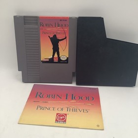 Robin Hood: Prince of Thieves (NES, 1991) Cartridge and Manual