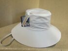 Wallaroo Hat Company White Wide-Brimmed Bathing Hat UPF 50+ Lycra NWT