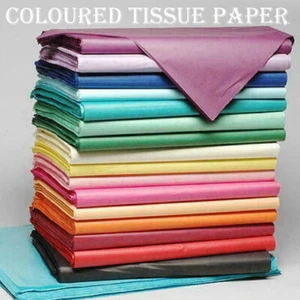 Coloured Tissue Paper Sheets - Biodegradable & Acid Free - 500mm x 750mm - MIXED - Picture 1 of 24