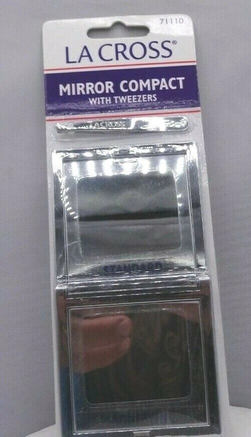 Компактное зеркало Sally Hansen La Cross с пинцетом скошенным 71110  - Изображение 1 из 1