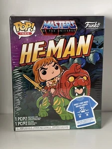Funko POP & Tee Masters of the Universe MOTU HE-MAN 991 GITD TALLA M NUEVO EMBALAJE ORIGINAL - Imagen 1 de 1