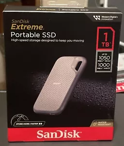 SanDisk 1TB Extreme Portable External SSD - Up to 1050 MB/s - USB-C, USB 3.2 Y1 - Picture 1 of 7