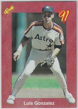 1991 Classic II #T91 Luis Gonzalez RC Houston Astros