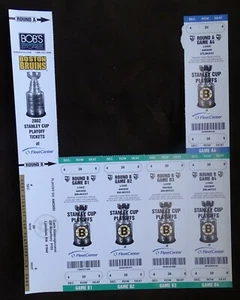 2002 Boston Bruins Stanley Cup Playoffs Tickets (6 unused tickets) - Picture 1 of 2