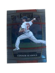 2022 Boston Red Sox ROOKIE Connor Seabold Panini Select ROOKIE CARD