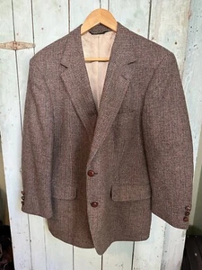 Vtg 60's/70's Jaymar Men's Union Made Wool Retro Suit Jacket 40R - Picture 1 of 7