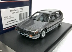 Coche modelo Hi Story HS142GY HONDA ACUERDO AERODECK 1985 JDM GRIS escala 1:43 - Imagen 1 de 5
