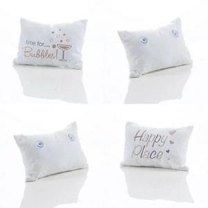 Almohada de baño Homiu microfibra 240GSM burbujas lugar feliz 2 bañera antideslizante NUEVA - Imagen 1 de 7